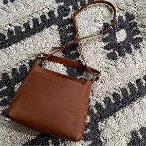 Portland Leather Triangle Bag in Honey